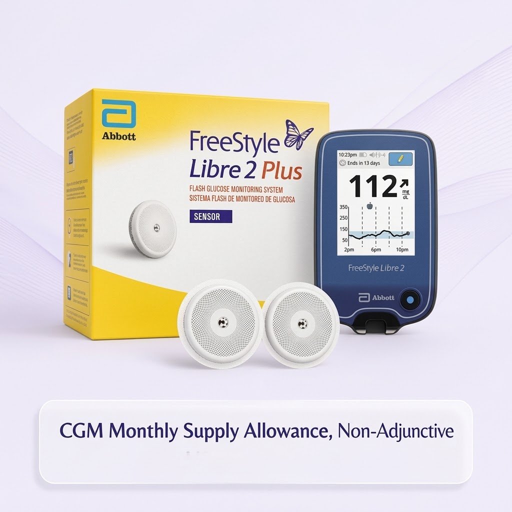 CGM Monthly Supply Allowance, Non-Adjunctive