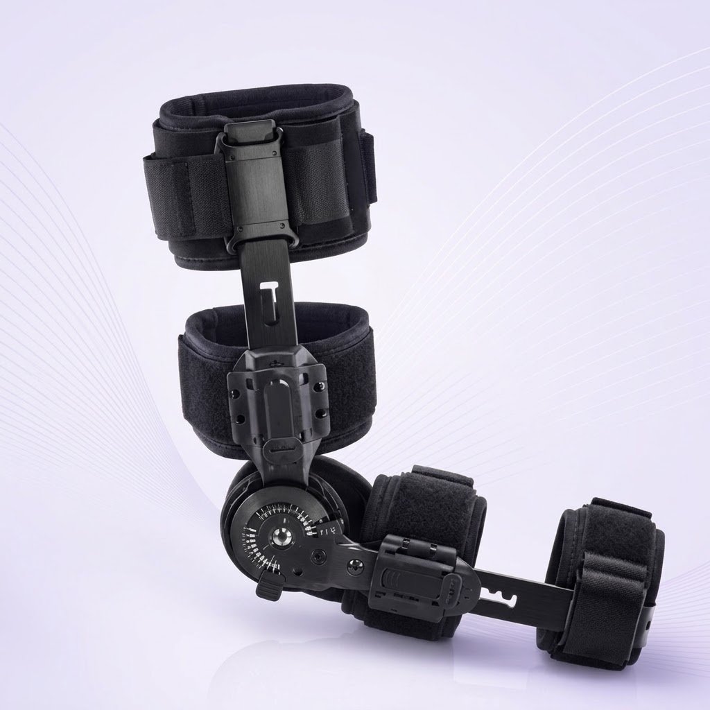 Elbow Orthosis (EO) with Adjustable Locking Joints