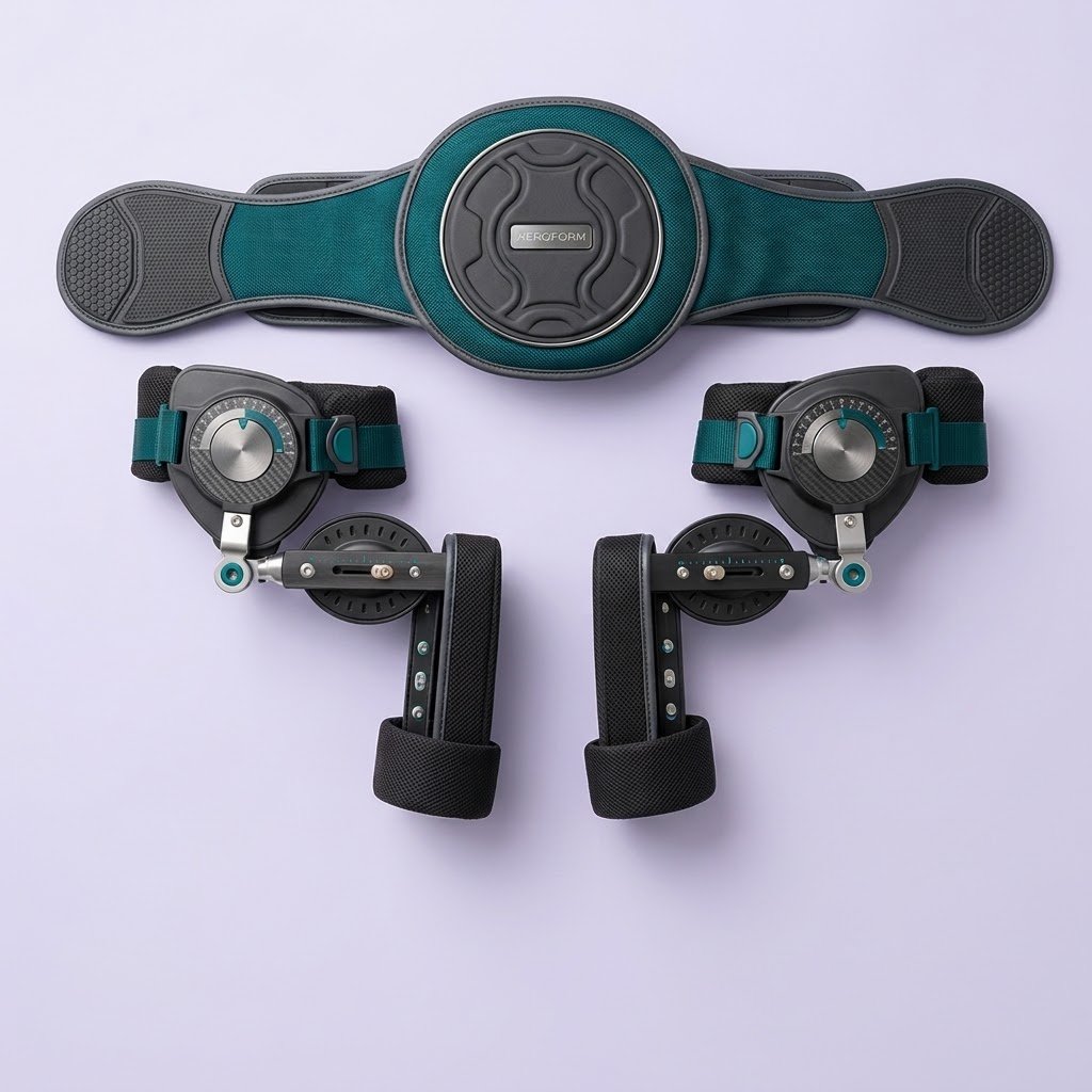 Bilateral Hip Abduction Orthosis, Custom-Fitted